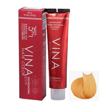 رنگ مو وینا (Vina) شماره AF8 رنگ شفق قطبی حجم 125 میلی‌لیتر