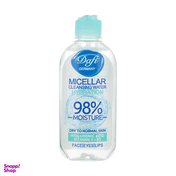 محلول آرایش پاک کن دافی (Duffy) مناسب پوست خشک و نرمال حجم 200 میلی لیتر