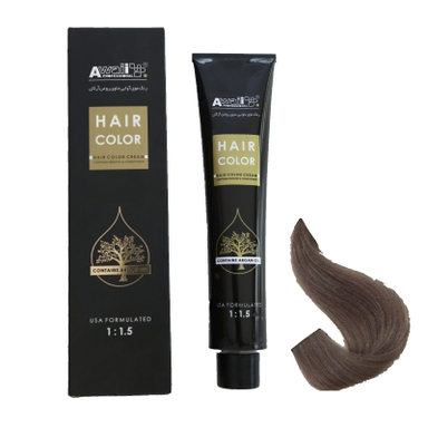 رنگ مو آوایی (Awaii) سری Argan شماره 8.17 رنگ بلوند دودی بنفش روشن حجم 120 میلی‌ لیتر