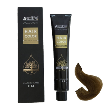 رنگ مو آوایی (Awaii) سری Argan شماره 7.3 رنگ بلوند طلایی متوسط حجم 120 میلی‌ لیتر
