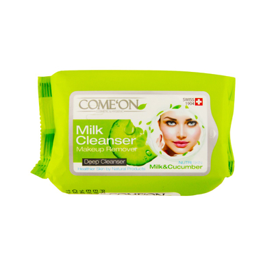 دستمال مرطوب کامان (Comeon) مدل Milk Cleanser بسته 20 عددی