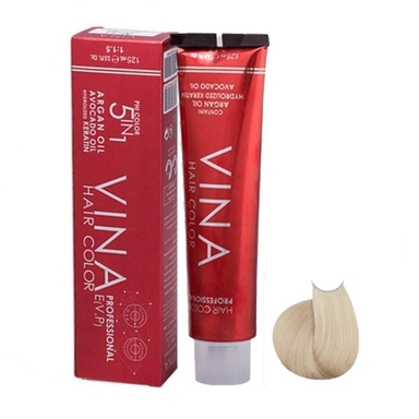 رنگ مو وینا (Vina) شماره AF16 رنگ استخوانی بونی حجم 125 میلیلیتر