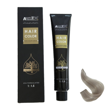 رنگ مو آوایی (Awaii) سری Argan شماره 10.1 رنگ بلوند دودی فوق العاده روشن حجم 120 میلی‌ لیتر