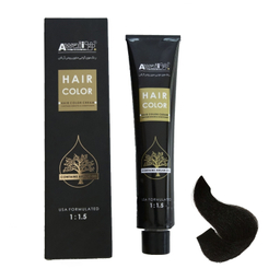رنگ مو آوایی (Awaii) سری Argan شماره 2.0 رنگ قهوه ای خیلی تیره حجم 120 میلی‌ لیتر