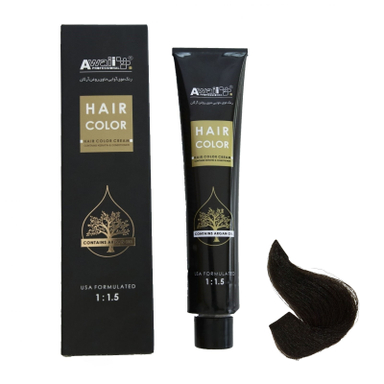 رنگ مو آوایی (Awaii) سری Argan شماره 3.0 رنگ قهوه ای تیره حجم 120 میلی‌ لیتر
