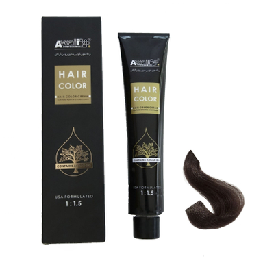 رنگ مو آوایی (Awaii) سری Argan شماره 6.17 رنگ بلوند دودی بنفش تیره حجم 120 میلی‌ لیتر