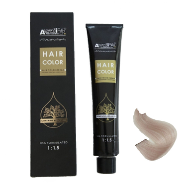 رنگ مو آوایی (Awaii) سری Argan شماره 12.71 رنگ مرواریدی پلاتینه حجم 120 میلی‌ لیتر