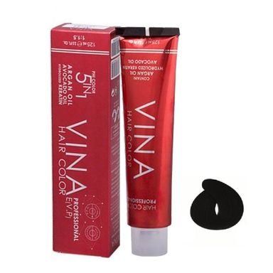 رنگ مو وینا (Vina) شماره 1.0 N1 رنگ مشکی حجم 125 میلی‌لیتر