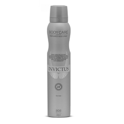 اسپری خوشبو کننده بدن مردانه بادی کر (Body care) مدل Invictus حجم 200 میلی لیتر