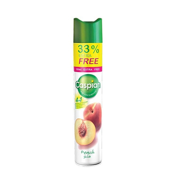 اسپری خوشبو کننده هوا کاسپین (Caspian) مدل Peach حجم 400 میلی لیتر