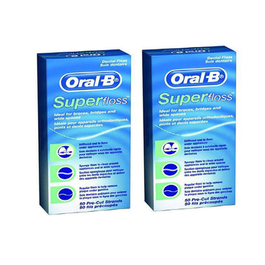 نخ دندان اورال-بی (Oral-B) مدل Super Floss بسته 2 عددی