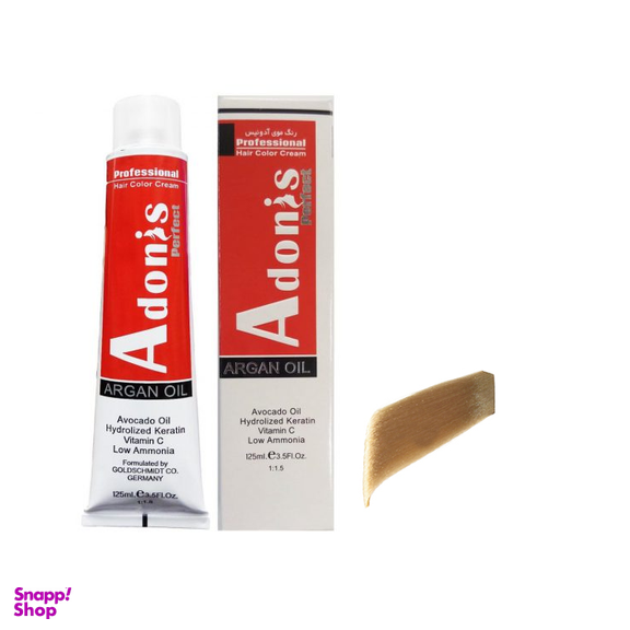 رنگ مو آدونیس پرفکت (Adonis Perfect) شماره G10-11.3 حجم 125 میلی لیتر رنگ بلوند طلایی خیلی خیلی روشن