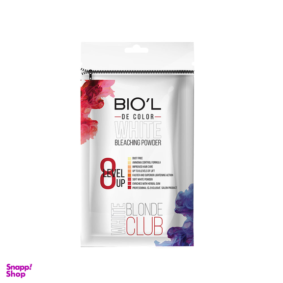 پودر دکلره بیول (Biol) مدل Blonde Club رنگ آبی