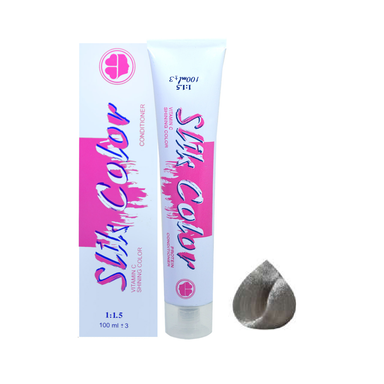 رنگ مو سلیک کالر (Slik Color) شماره 9.1 رنگ بلوند خاکستری خیلی روشن حجم 100 میلی‌لیتر
