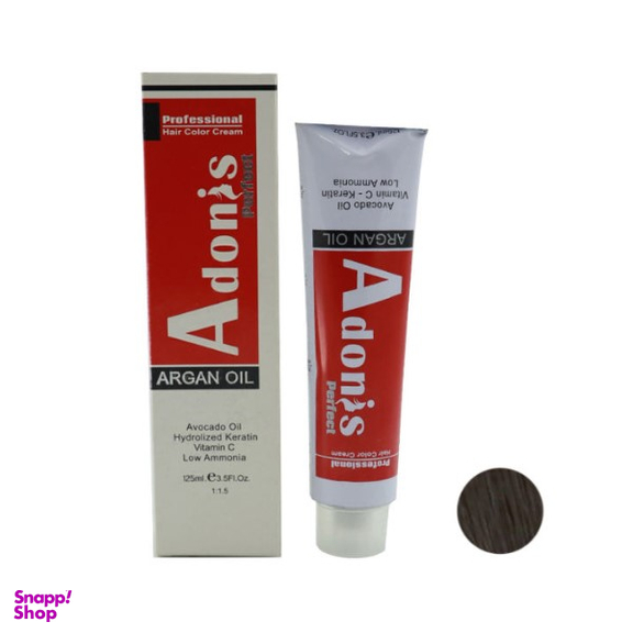رنگ مو آدونیس پرفکت (Adonis Perfect) شماره A6 رنگ بلوند خاکستری متوسط حجم 125 میلی لیتر