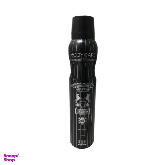 اسپری بدن مردانه بادی کر (Body care) مدل Layton حجم 200 میلی لیتر