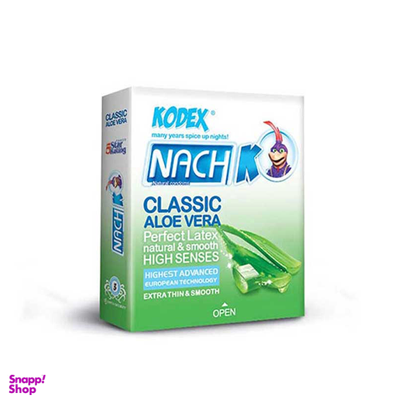 کاندوم کدکس (Kodex) مدل کلاسیک بسته 3 عددی