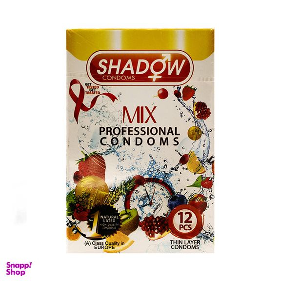کاندوم شادو (Shadow) مدل متنوع بسته 12 عددی