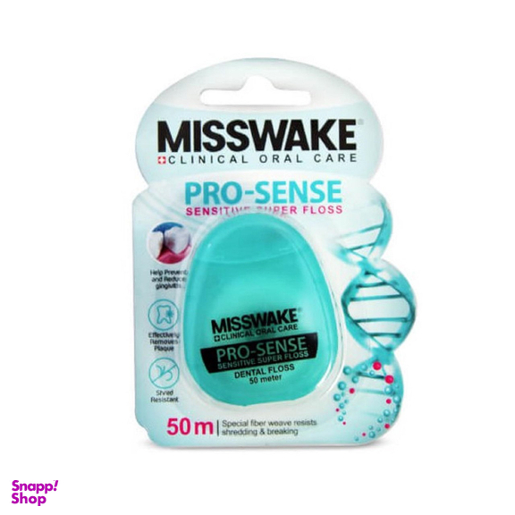 نخ دندان میسویک (Misswake) مدل Pro Sense طول 50 متر
