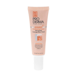 کرم پوشاننده و ضد چروک رنگی دور چشم پرودرما (Proderma) با SPF30