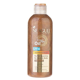 روغن برنز کننده و ویتامینه سی گل حاوی رنگدانه‌ های طلایی SPF4 حجم 250 میلی‌ لیتر