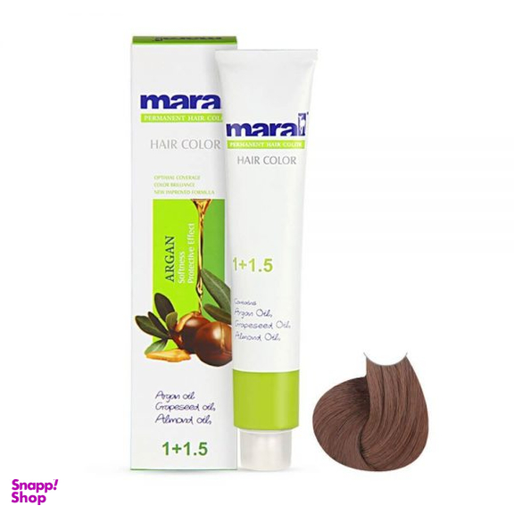 رنگ مو مارال (Maral) شماره 5.8 حجم 100 میلی‌ لیتررنگ قهوه‌ ای شکلاتی روشن