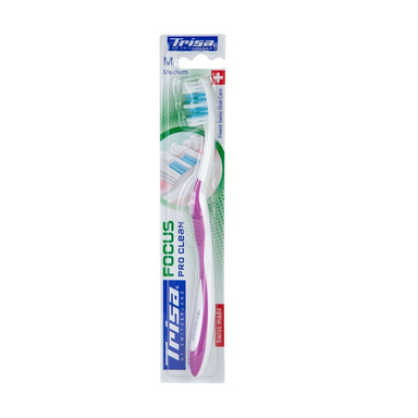 مسواک تریزا (Trisa) مدل Focus Pro Clean با برس متوسط