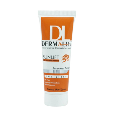 کرم ضدآفتاب درمالیفت (Dermalift) مدل بی رنگ با SPF50 حجم 40 میلی‌‌لیتر