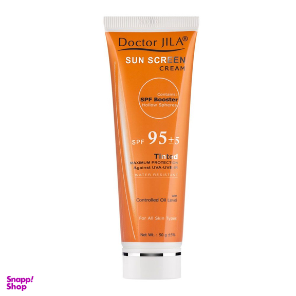 کرم ضد آفتاب رنگی دکتر ژیلا (Doctor Jila) با Spf 95