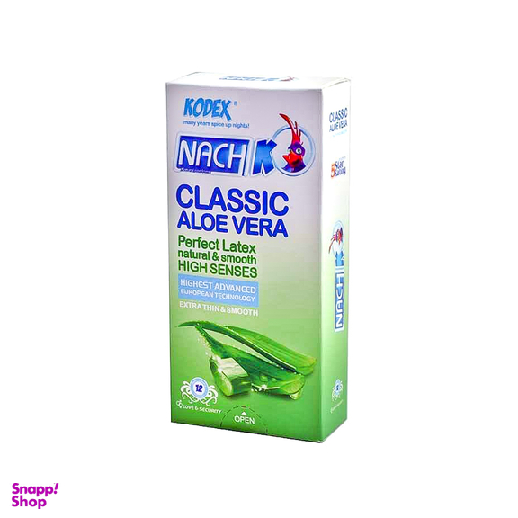 کاندوم کدکس (Kodex) مدل کلاسیک بسته 12 عددی