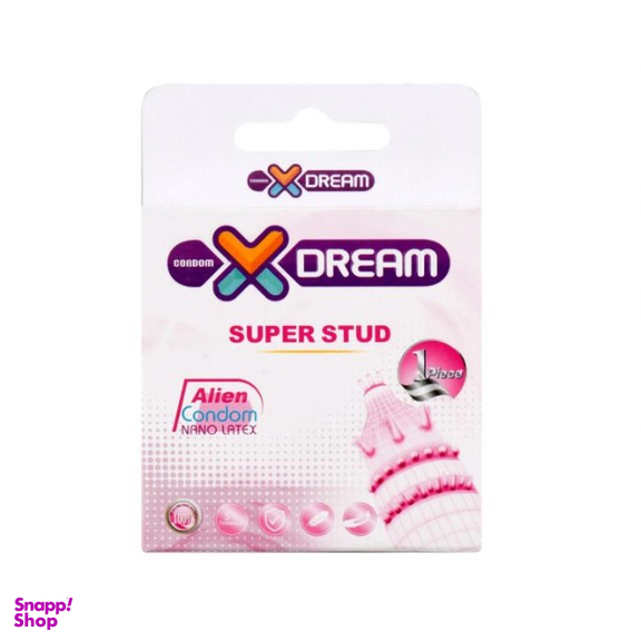 کاندوم ایکس دریم (XDream) مدل Super Stud بسته 1 عددی