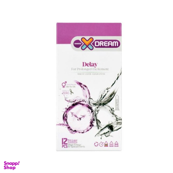 کاندوم ایکس دریم (XDream) مدل Delay بسته 12 عددی