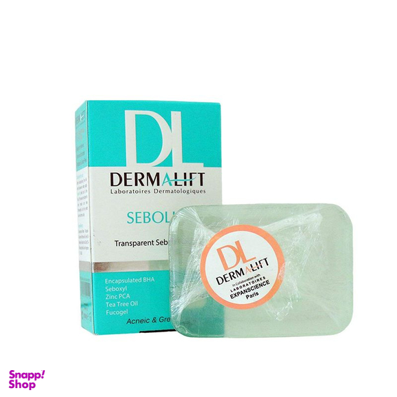 پن شفاف کاهش دهنده چربی پوست درمالیفت (Dermalift) مدل Sebolift وزن 100 گرم