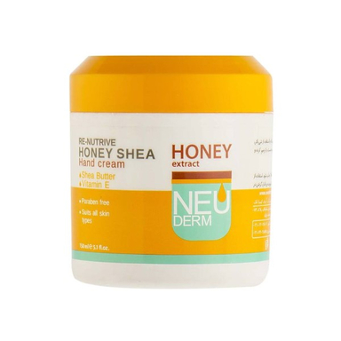 کرم دست نیودرم (Neuderm) مدل Honey Shea حجم 150 میلی‌لیتر