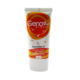 کرم ضد آفتاب ژنوبایوتیک (Geno Biotic) مدل SunoGen2 رنگ بژ روشن حجم 50 میلی‌‌لیتر
