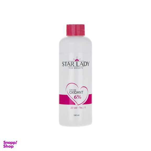 کرم اکسیدان استار لیدی (Star Lady) شماره 1 شش درصدی حجم 180 میلی‌ لیتر