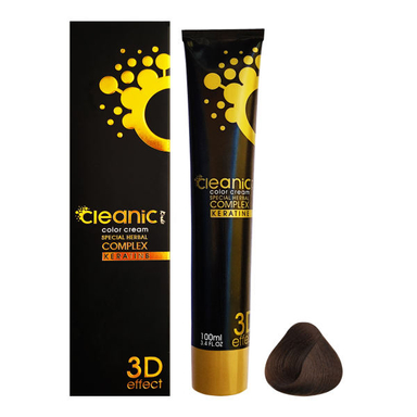 رنگ مو کلینیک کیندی (Cleanic Kindii) شماره 5.0 رنگ قهوه ای روشن حجم 100 میلی‌لیتر