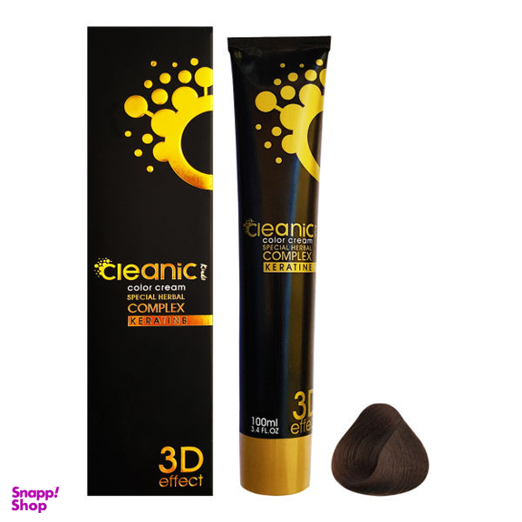 رنگ مو کلینیک کیندی (Cleanic Kindii) شماره 5.0 رنگ قهوه ای روشن حجم 100 میلی‌لیتر