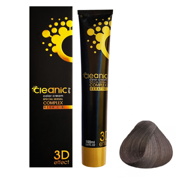 رنگ مو کلینیک کیندی (Cleanic Kindii) شماره 6.1 رنگ بلوند خاکستری تیره حجم 100 میلی‌لیتر