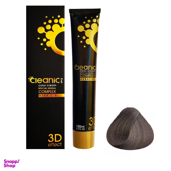 رنگ مو کلینیک کیندی (Cleanic Kindii) شماره 6.1 رنگ بلوند خاکستری تیره حجم 100 میلی‌لیتر
