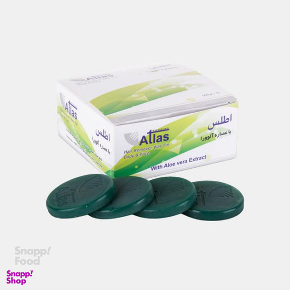 شمع اصلاح سکه ای آلویه ورا اطلس (Atlas) بسته 24 عددی