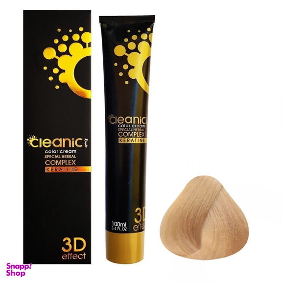 رنگ مو کلینیک کیندی (Cleanic Kindii) شماره 12.33 رنگ بژ کاملا روشن حجم 100 میلی‌ لیتر