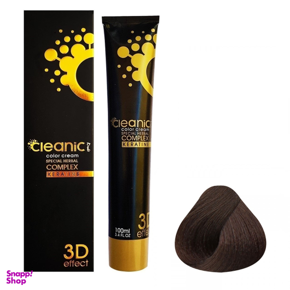 رنگ مو کلینیک کیندی (Cleanic Kindii) شماره 5.72 رنگ قهوه ای کاکایویی روشن حجم 100 میلی‌ لیتر