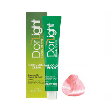 رنگ مو دورلایت (Dorlight) شماره 1005 رنگ صورتی روشن حجم 100 میلی‌لیتر
