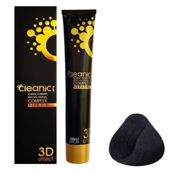 رنگ مو کلینیک کیندی (Cleanic Kindii) شماره 1.1 رنگ مشکی پرکلاغی حجم 100 میلی‌ لیتر