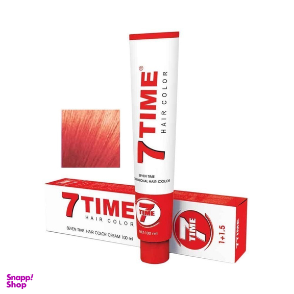رنگ مو سون تایم (7Time) شماره CO رنگ مرجانی حجم 100 میلی‌لیتر
