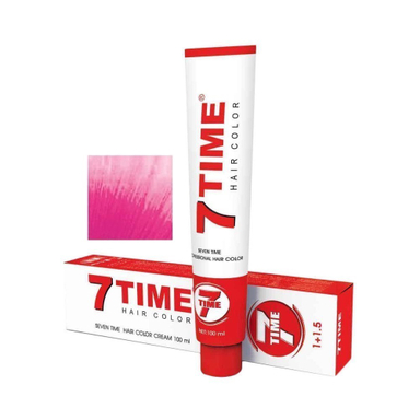 رنگ مو سون تایم (7Time) شماره QP رنگ صورتی کوارتز حجم 100 میلی‌لیتر