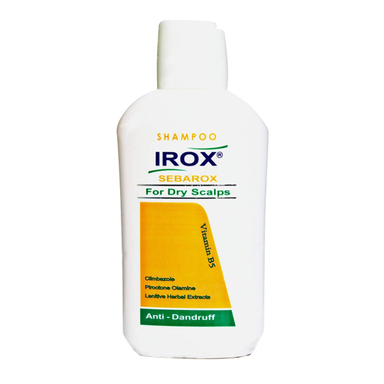 شامپو مو ایروکس (Irox) سری Sebarox مدل Anti Dandruff مناسب پوست سر خشک حجم 200 میلی‌لیتر