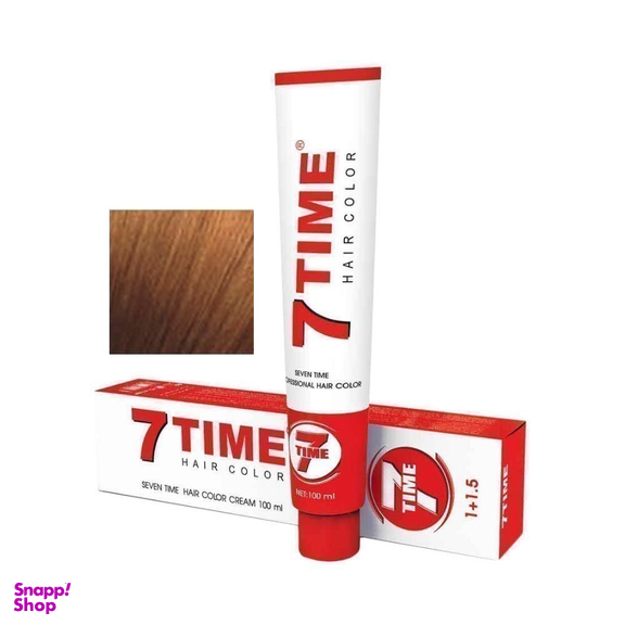 رنگ مو سون تایم (7Time) شماره KN.7 رنگ بلوند کاپوچینو متوسط حجم 100 میلی‌لیتر