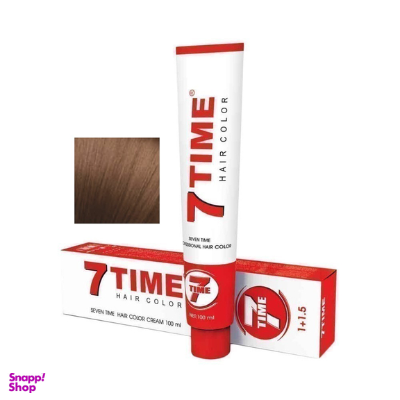 رنگ مو سون تایم (7Time) شماره T.6 رنگ بلوند تنباکویی تیره حجم 100 میلی‌لیتر